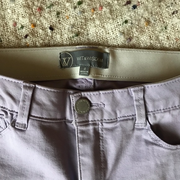 Wit & Wisdom pants in Lavender Dust - Picture 5 of 11